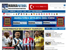 Tablet Screenshot of markafutbol.com
